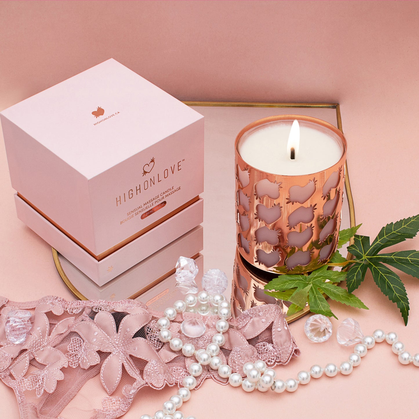 Massage Candle Rose Bud HOL