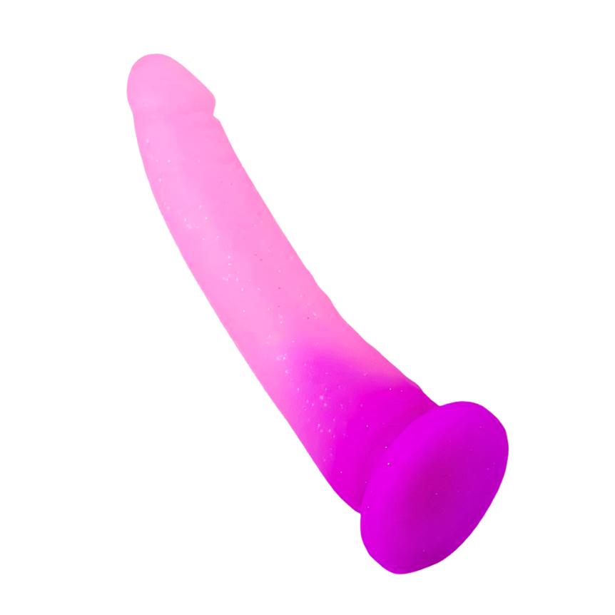 Pink OMbre Glitter Dildo NZ