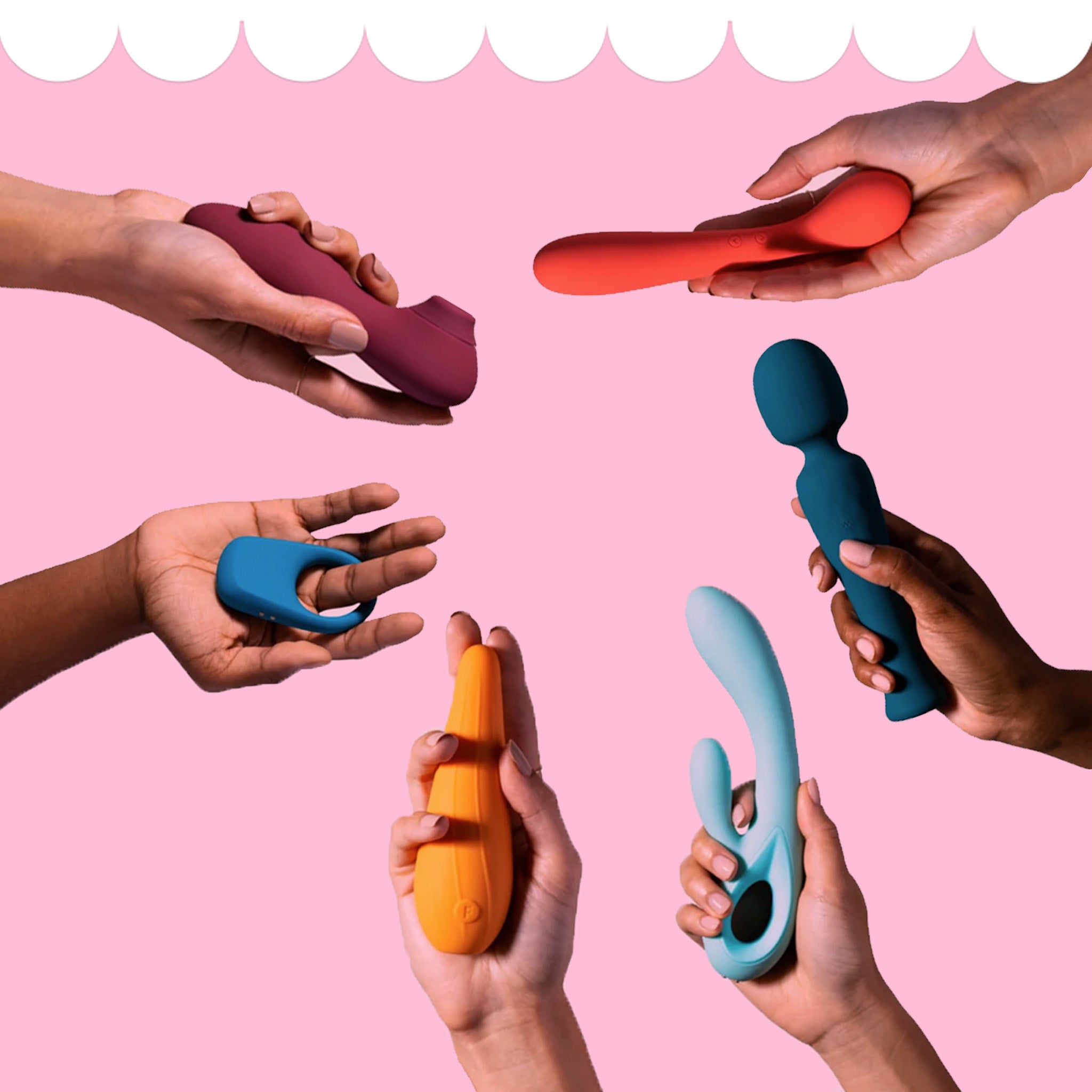 Types of Vibraters Happy Pink Taco