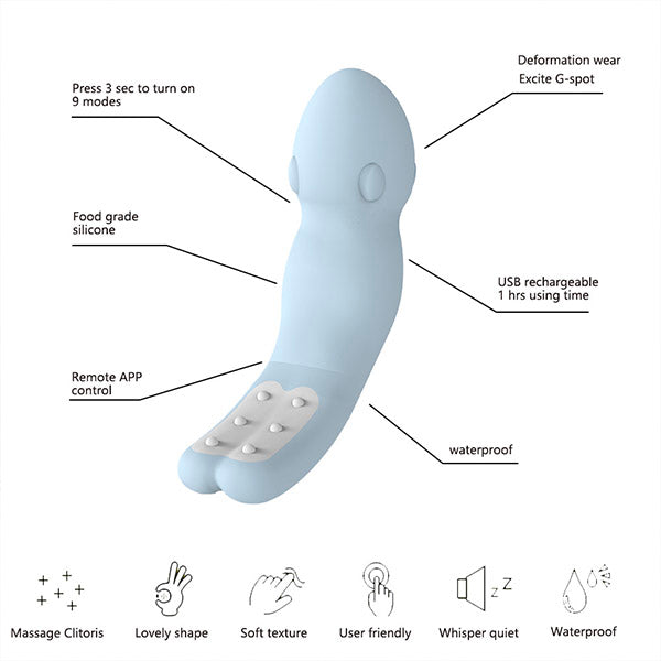 Squid Self pleasure toy vibrator NZ