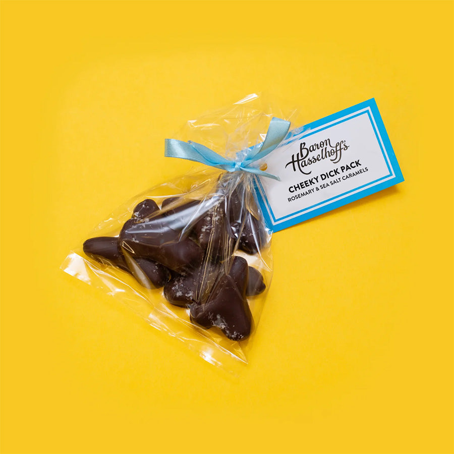 Bag O'Dicks Rosemary & Seal Salt Caramels from Baron Hasselhoff's.