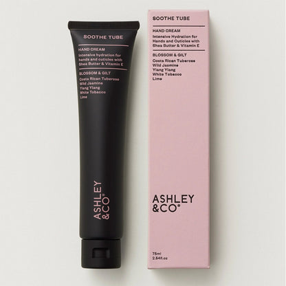 Ashley and Co Soothe Tube Hand Cream- Blossom & Gilt NZ