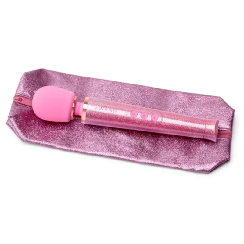 Le Wand Pink Glitter Pouch NZ