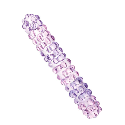 Lucent Beaded Glass Massager Dildo