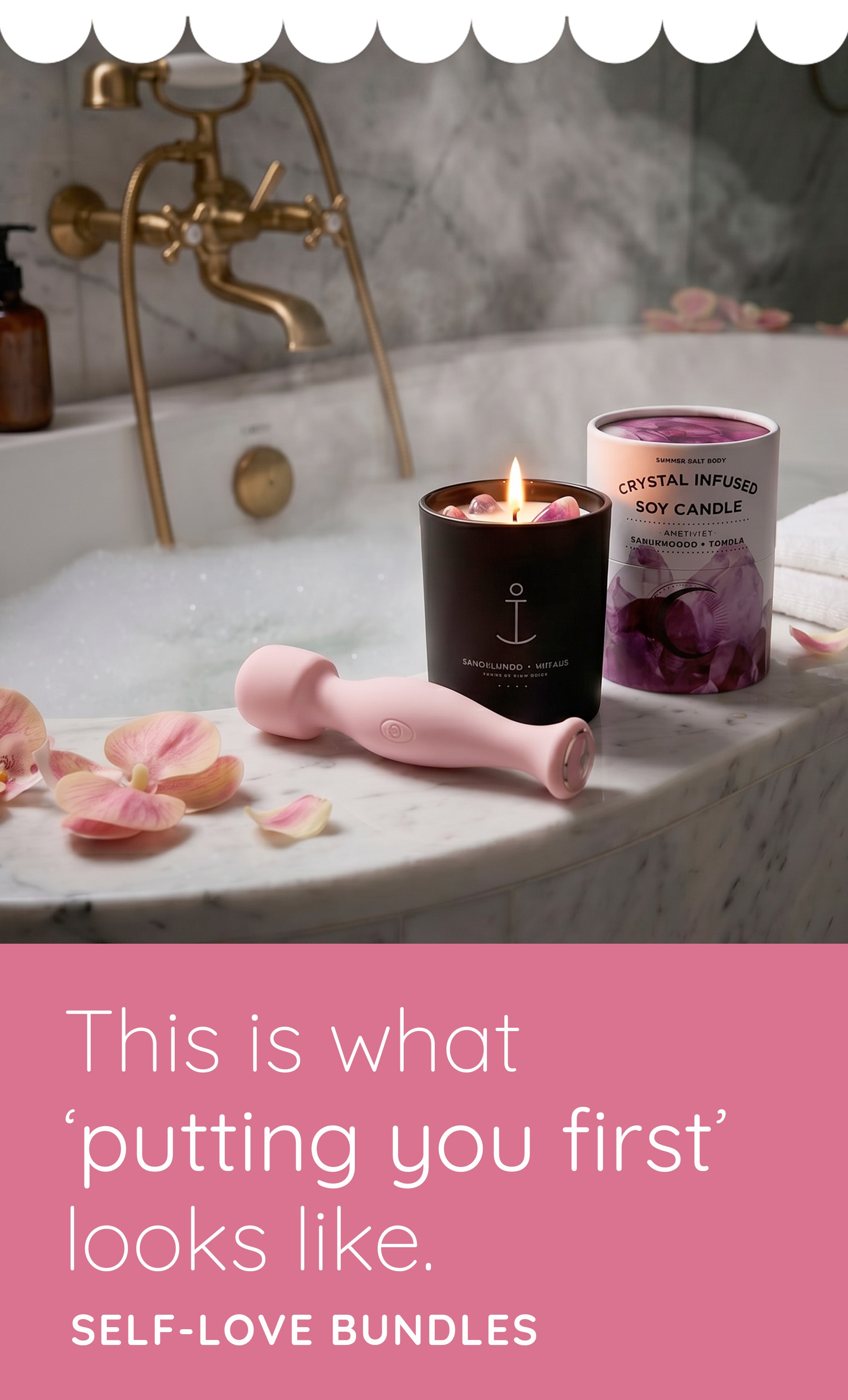 Self live bundles mobile happy pink taco pleasure toys and candles NZ
