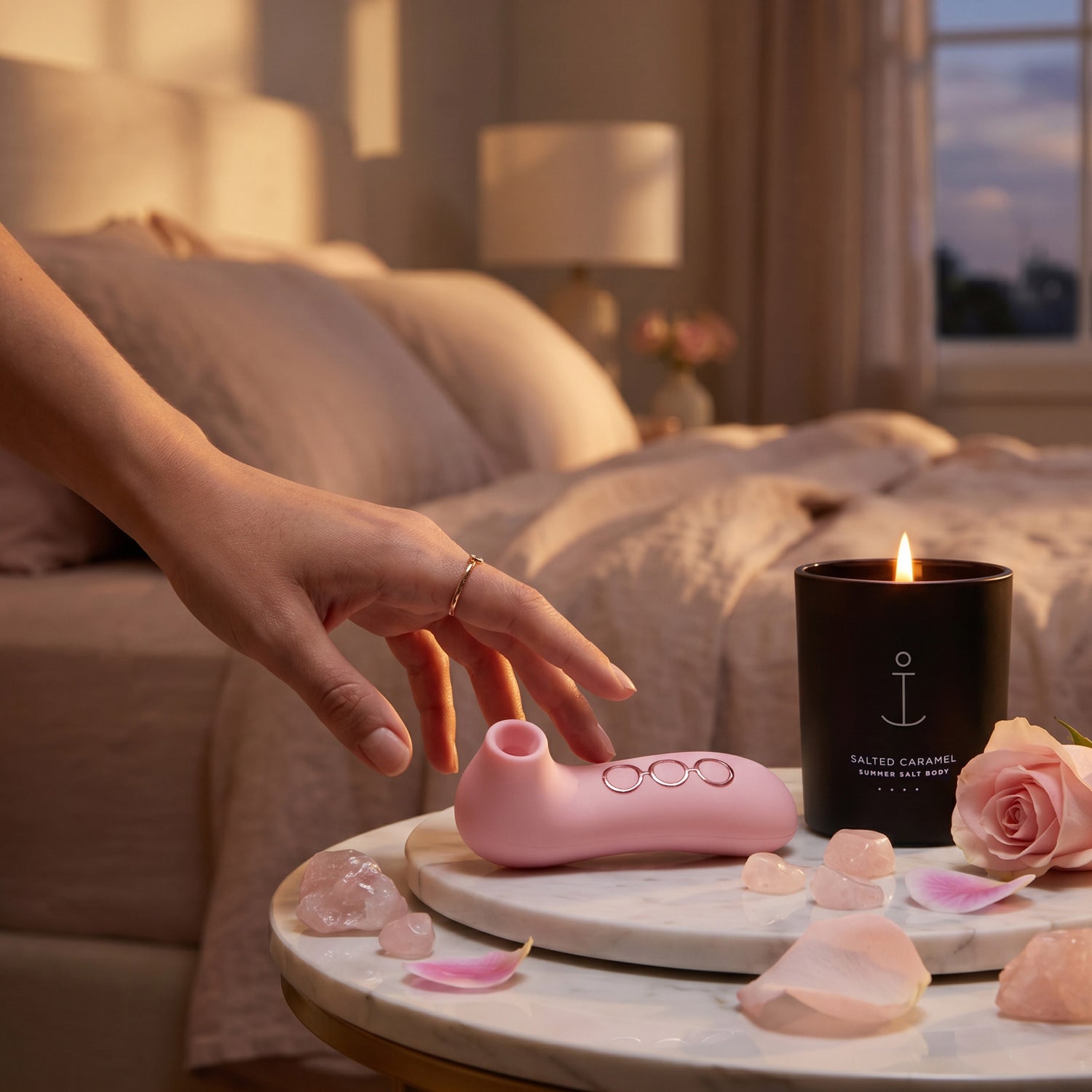 Coco Suction Toy cSalted Caramel Soy CAndle Bundle NZ