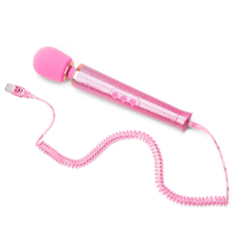 USB Glitter :Pink Le Wand Vibrator